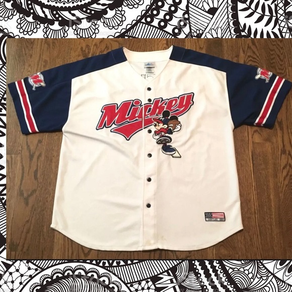*Mickey Mouse All Stars* Baseball shirt. Rare - Picture 13 of 13